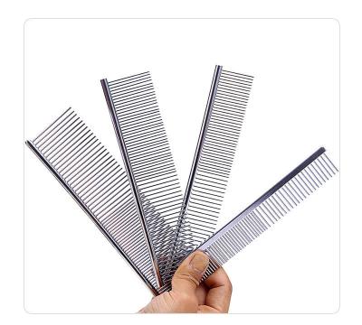 China Factory Price Sustainable Dog Make Stainless Steel Ultra-thin Comb For Bedroom Compact Living Room for sale