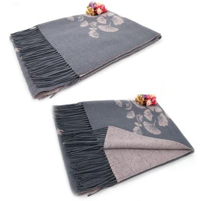 China Women's Floral Scarf Women's Scarf Wool Cashmere Scarves Wholesale Women's Ladies Scarves for sale