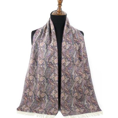 China Custom Paisley Printed Scarf Printed Wool Custom Mens Scarf Winter Scarves for sale