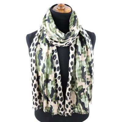 China Camouflage High Quality High Quality Scarf Wool Scarves Custom Printed Scarf for sale