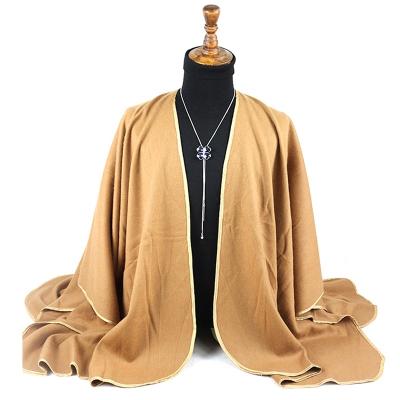 China 100% Oversized Elegant Shawl Wrap Sweater Poncho Cape Women Open Front Soild Woolen Cardigan Shawl Wrap for Fall Winter for sale