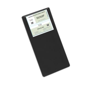 China Credit Card Document Holder Insurance Paper Holder Plastic Private Business Card Slot for sale