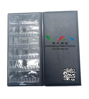 China Custom PVC Triple Hard Cover Plastic Sample Book For Dental Burs for sale