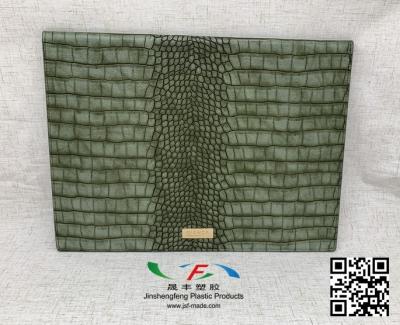 China Custom PU Crocodile PU Leather Laptop Case For 13-15