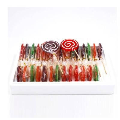 China Natural Hot Selling Crystal Swirl Candy Lollipops 50g for sale