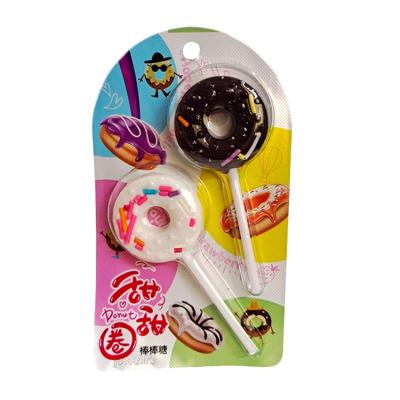 China Natural Novelty Ring Shaped Hard Lollipops Soft Candies 20g for sale