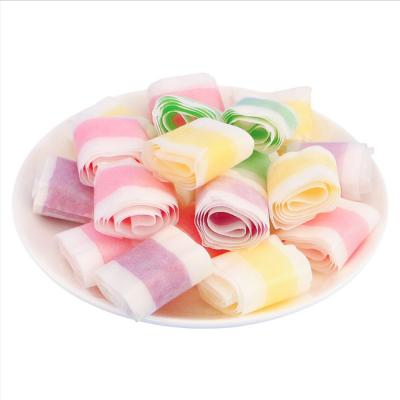 China Natural High Quality Gummy Roll Candy With Real Fruit Juice Jelly Roll Assort Flavor Custom Designed 9pcs x 7unit Per Bag for sale