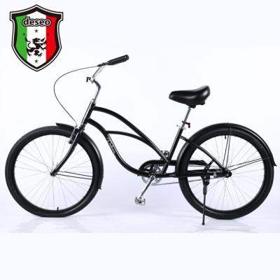 China Iron Gear Single Women's Beach Cruiser Bikes Beach Bike Cruiser for sale