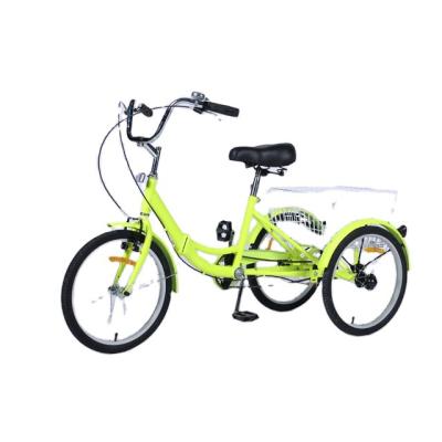 China Cheap And High Quality Rubber Trike A Stainless Steel Wheel Handle 3 Passenger Tricycle for sale