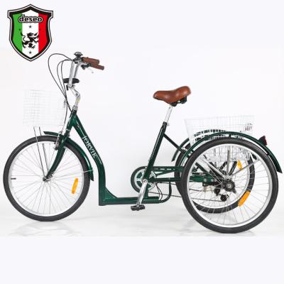 China New Shoulder Front Fork Adult Passenger Design Iron Damping Tricycle for sale