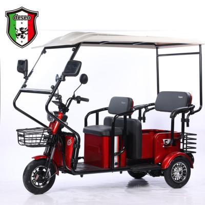 China China popular high quality electric tricycle 650W48V60V adult passenger electric tricycle export custom for sale