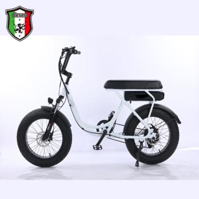 China 20 Inch*4.0 Rim Snow Thickened Tire Motor E Bike Outdoor Hot Selling Sport Electric Bike Fat Bike for sale