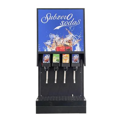 China Spray Painted Sheet Metal Nenyang 6 Valves Multi-flavors Soft Drink Soda Fountain Machine In Home For Bars for sale