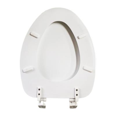 China Nengyang European Bathroom Wc Heavy-duty White Elongated Wooden Toilet Seat Company bottom mounted for sale