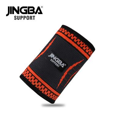 China JINGBA SUPPORT-60107B Amazon Amazon Adjustable Hot Sale Colorful Elastic Wrist Support Elastic Nylon Knitting Sports Supporting Wristband Wrist Brace for sale