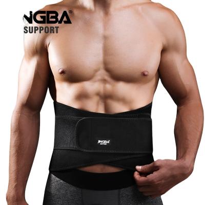 China JINGBA elastics BACK 48820 2021 new belt adjustment waist brace adjustable sweat lumbar logo customize waist trimmer for sale