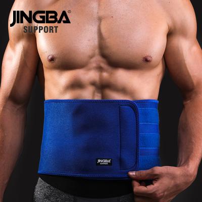 China High Elastic JINGBA SUPPORT Neoprene Waist Support Belt Sports Fitness Support Weightlifting Lumbar Protector 38819B for sale