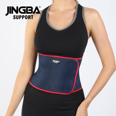 China Sports Fitness Exercise JINGBA SUPPORT 2021 Fashionable 58821 Outlook Elastic Belt Fitness Corset Waist Trimmer Female Waist Trimmer Belt for sale