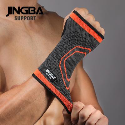 China High Compression JINGBA SUPPORT 70209B Sports High Elastic Wrist Support Hand Palm Support Nylon Fitness Tennis Protective Brace for sale