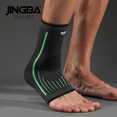 China High Compression JINGBA SUPPORT Ankle Support 90413A High Elastic Reinforce Protective Sports Ankle Guard Ankle Sleeve Foot To Protect for sale