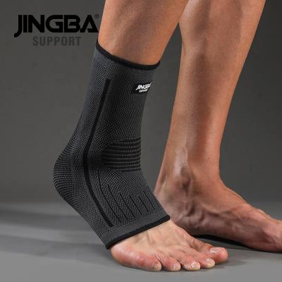 China Performance Support JINGBA 90413 Custom Breathable Ankle Sleeve Adjustable Joint Protect Ankle Brace Footband Socks for sale