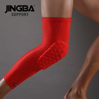 China Anti Fall JINGBA BACK 22610B Soccer Honeycomb Knee Pads Basketball Knee Sleeve Sports Protector Gear for sale