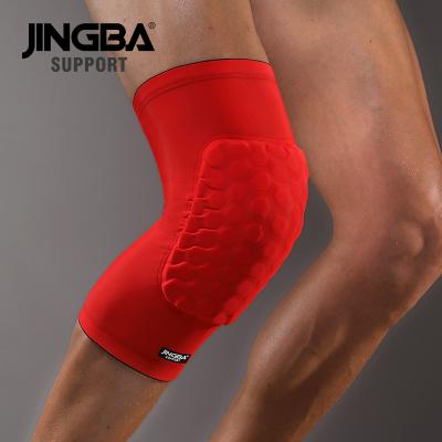 China Anti-fall JINGBA SUPPORT High Quality Anti-collision Basketball Honeycomb EVA Knee Brace Knee Brace Protector 32611B for sale