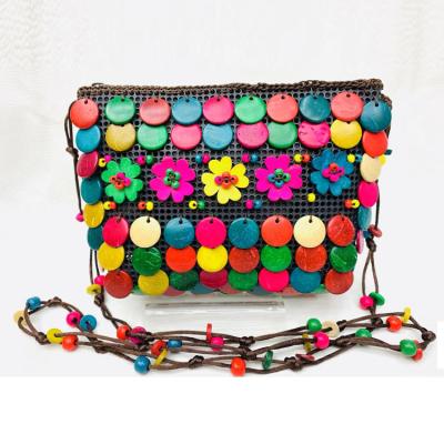 China Other Vintage Coconut Bag Bohemian Women's Mini Shell Bags for sale