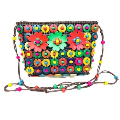 China Wholesale Vintage Vintage Boho Coconut Shell Bags Handmade Coconut Bag for sale