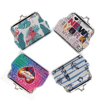 China Lady Factory Wholesale Custom Printing PU Leather Mini Purse For Women for sale