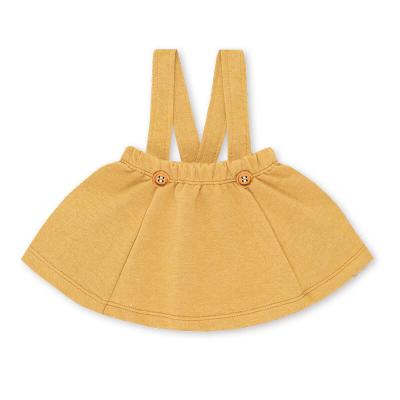 China Lovely French Terry Cross Straps Spandex/Cotton Baby Girls Dresses Babies Summer Skirt for sale