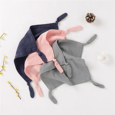 China 4 Layers Muslin Blanket Baby Knot Blanket Baby Comforter Baby Muslin Cotton Sustainable for sale