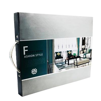 China Promotion Large Format Hardcover Custom Furniture Catalog Book for sale