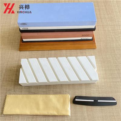 China Xinghua Sustainable OEM China Whetstone /Wetstone Sharpener /Japan Knife Sharpening Stone Set for sale