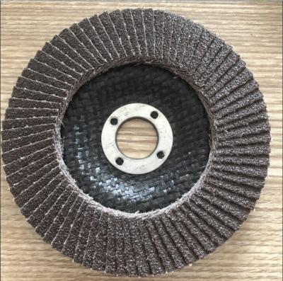 China For Polishing Iron 125x22 mm 5 Inch Fin Disc Zirconia For Stainless Steel / 4in Grit Wheel Flap 40 Calcined Aluminum Oxide Abrasive Fin Disc for sale