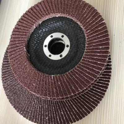 China For Iron Fin Polishing Abrasive Discs For Metal/Fin Disc 115mmx22mm 60 Grit Aluminum Fine /Zirconia Fin Disc for sale