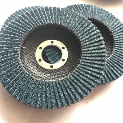 China For Polishing T29 Iron High Density Zirconia Fin Disc /4-1/2