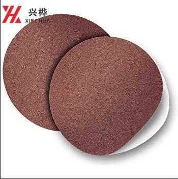 China Durable Hook And Loop 5 Inch Around Sandpaper Discs For Wood / 6