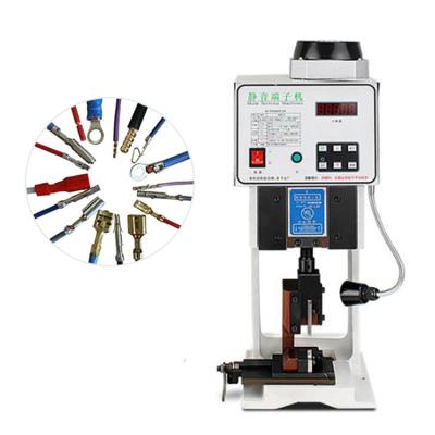 China Custom 1.5T 2T 3T Mute Semi Automatic Cable End Terminal Crimping Electrical Ferrules Press End Lug Horizontal Crimping Machine for sale