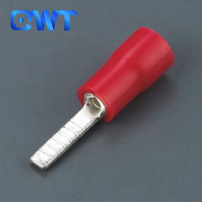 China Wire Connecting Pin Shape Insulated Single Crimp Blade Electrical Wire QWT DBV Factory Price Flat Terminal Nylon Type for sale