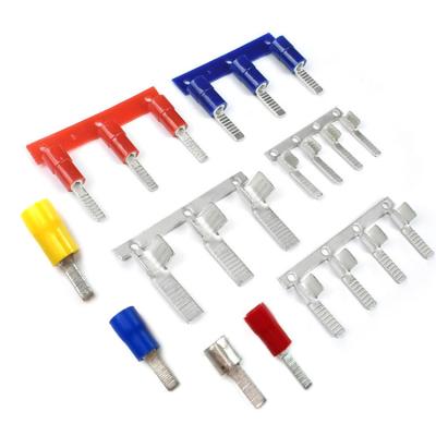 China Wire connecting type hook blade terminal connector QWT nylon vnyl insulated dbvn cable crimp pin type electrical chip-shaped bare maker for sale