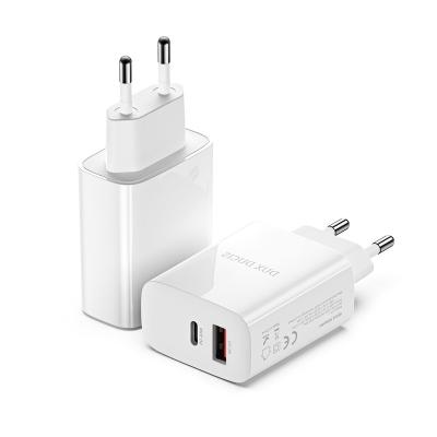 China Fast Charging EU QC3.0 Mobile Phone Mobile Phone Charging SuperSi PD20 WQC 18W Charger Usb Wall Charger TYPE-C for sale