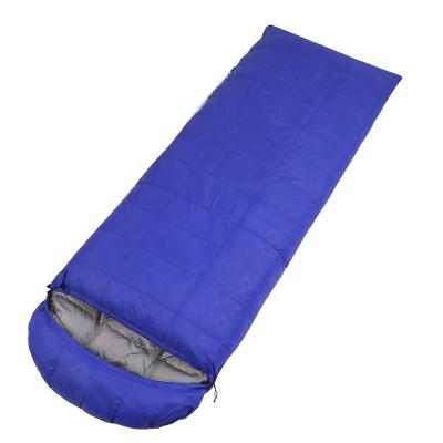 China Single Folding Envelope Sleeping Bag Cold Weather Travel Camping Outdoor Use Increasing Goose Down Filling1200g Sleeping Bags for sale