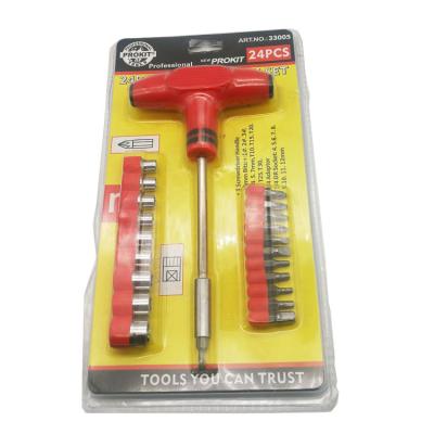 China Wholesale Cheap Portable Multifunctional Plastic Factory Socket Screwdriver Magnetic Tool Kit for sale