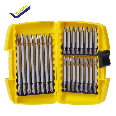 China Wholesale Plastic Factory 24 Piece Rechargeable Double Head Electric Magnetic Phillips Screwdriver Bit Sets for sale