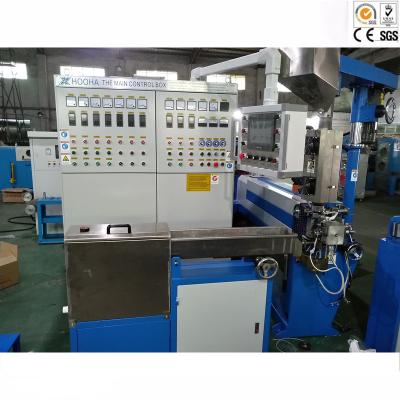 China OD1.5 - 8.0mm Wire And Cable Extrusion Line Capacity 100-120Kg / Hr for sale