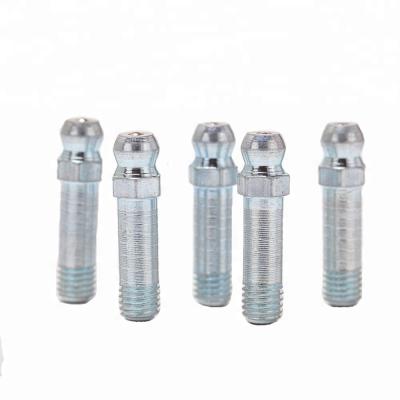 China Steel Galvanized High Pressure Galvanized Grease Nipple Fit Type M6X1 Long Pipe Auto Nipple Fit Auto Parts For Cars for sale