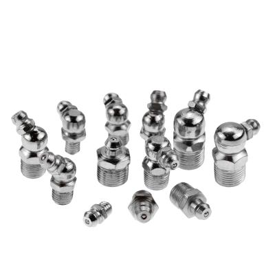 China Grease lubrication nipple fitting YZX-M10*1 90 degree lubrication high pressure grease zerk fitting steel grease nipple for sale