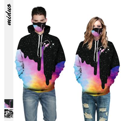 China Custom Made Anti-wrinkle 3D Digital Printing Hooded Sweatshirt Women's Hoodies Plus Size Men's Hoodies for sale