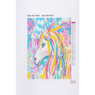 China Full Drilled Diamond Painting Animals 5D Horse DIY Diamond Painting By Numbers For Good Quality Handmade Adults Or Children for sale